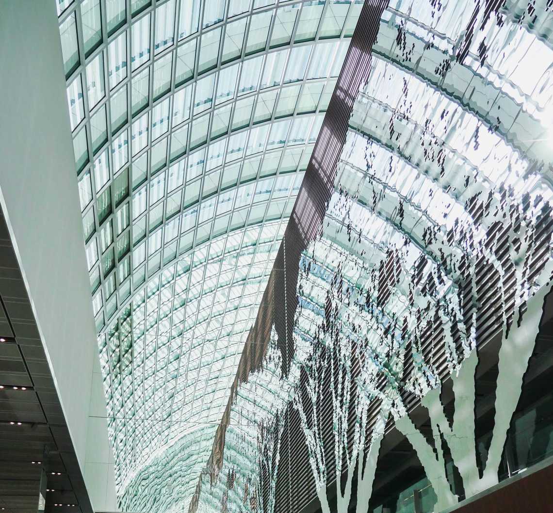 Rain Tree at Changi Airport, Terminal 1 Departure Hall
